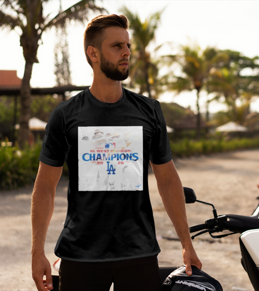 NL West Division Champions 2026 LA Dodgers MLB T-Shirt