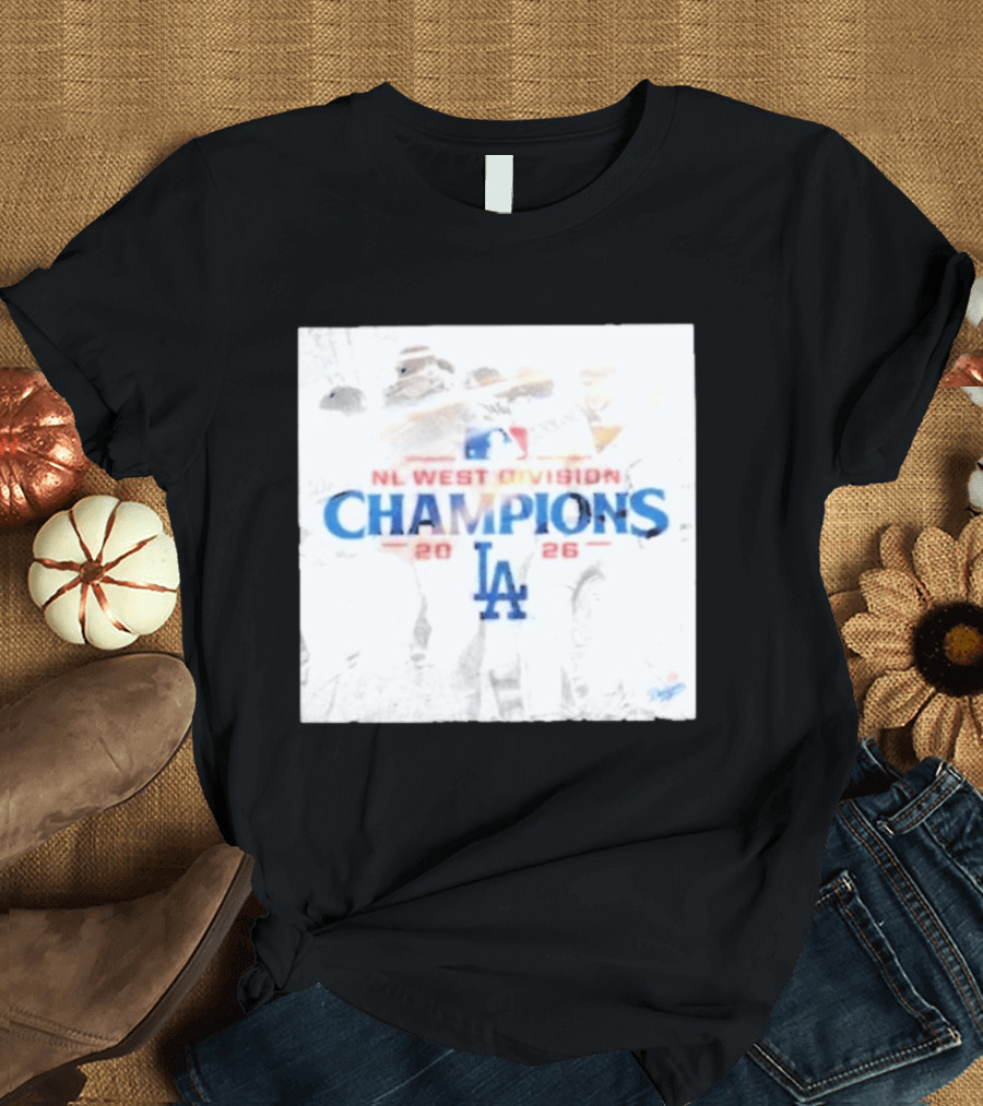 NL West Division Champions 2026 LA Dodgers MLB T-Shirt
