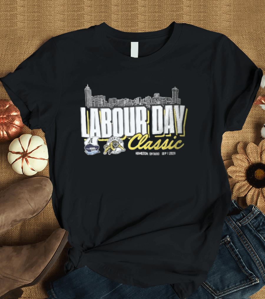 Toronto Argonauts Hamilton Tiger Cats Labour Day Classic 2026 Skyline Event T-Shirt