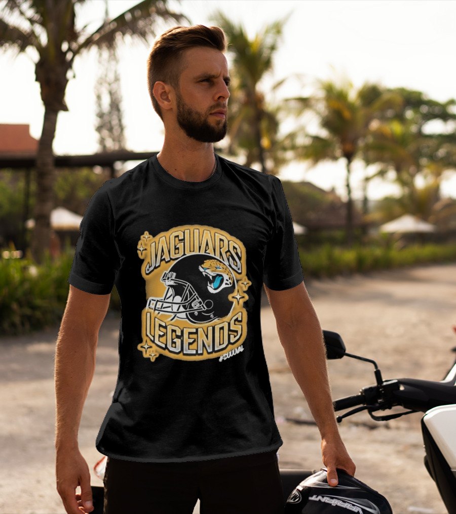 Jacksonville Jaguars Legends DUUUVAL Football Helmet T-Shirt