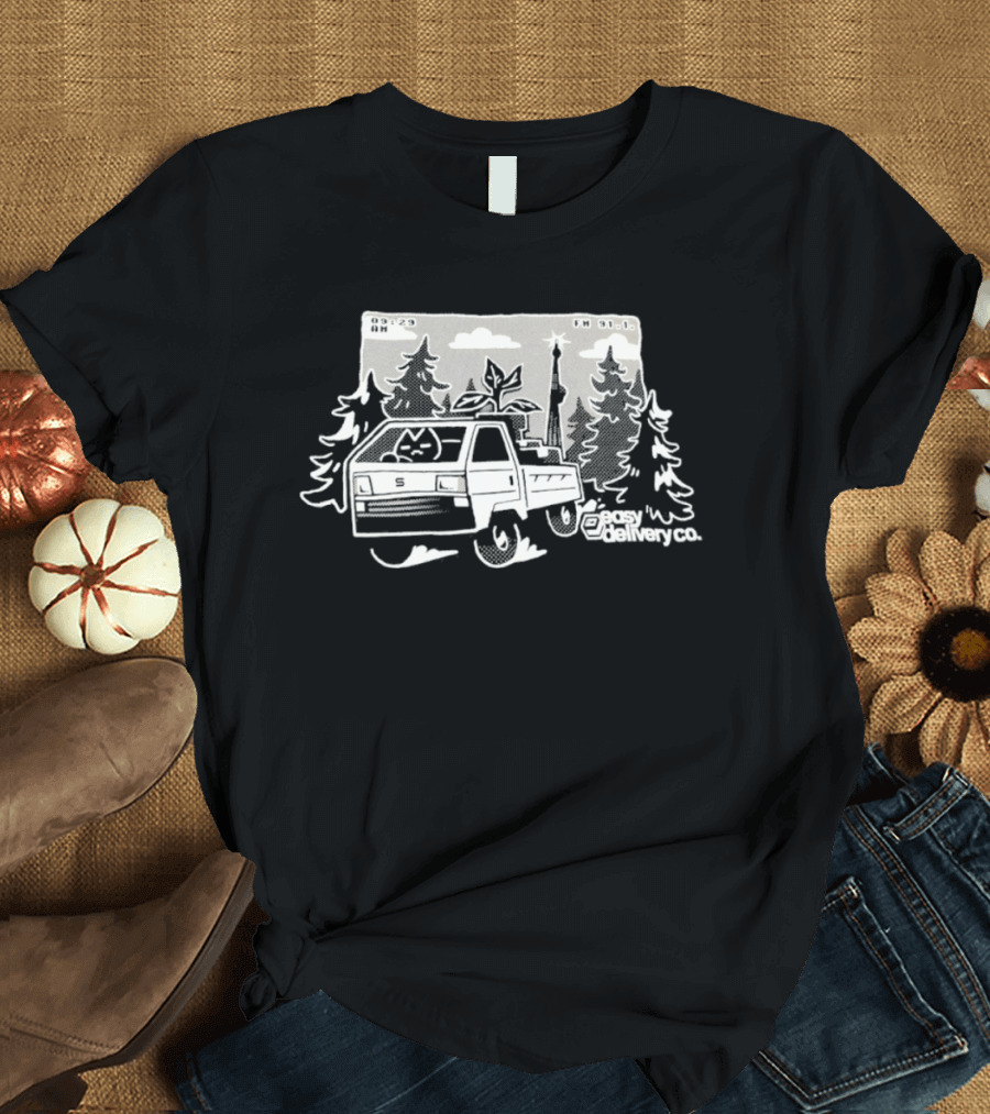 Easy Delivery Co Fangamer Gaming Truck Scene Forest Adventure T-Shirt
