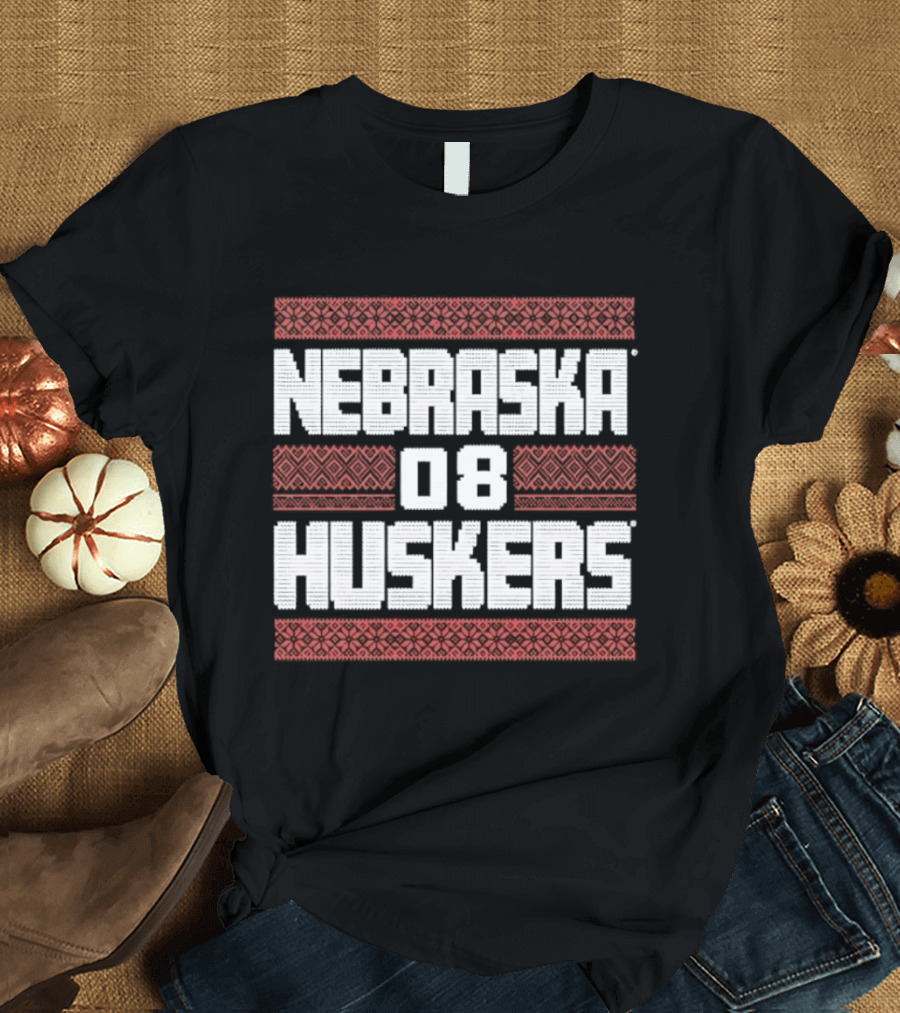 Nebraska 08 Huskers College Football NCAA T-Shirt