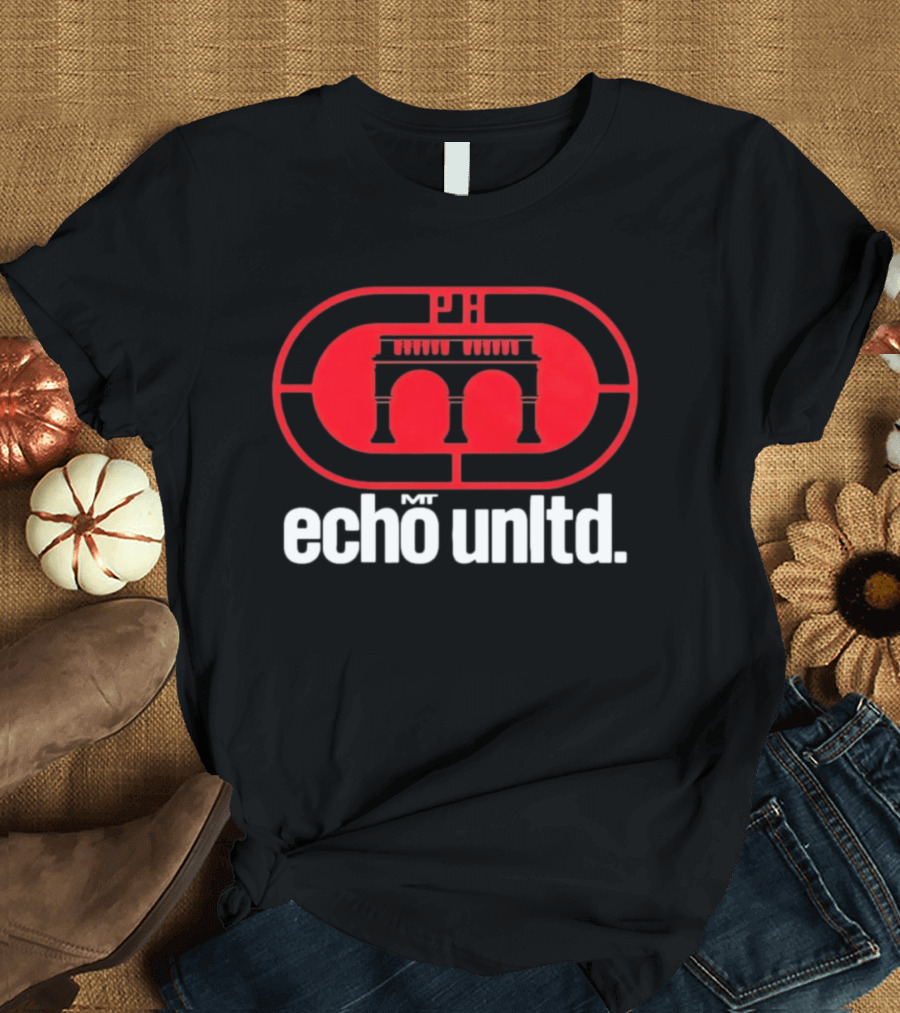 Echo Unltd Red Archway Icon Urban Fashion T-Shirt