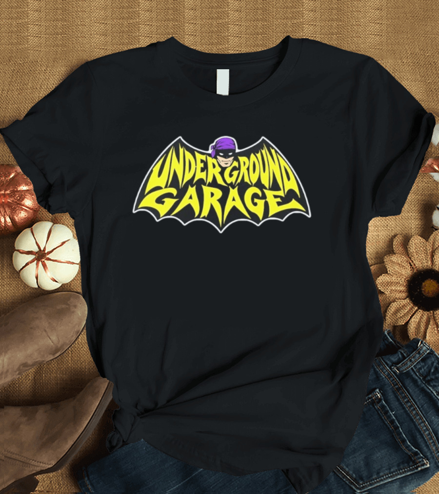 Underground Garage Superhero Bat Comic Masked Hero T-Shirt
