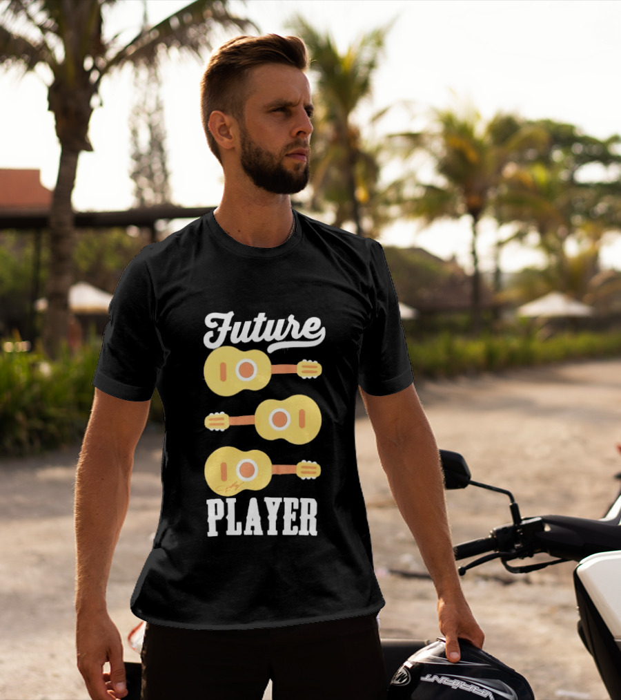 Future Dolly Guitar Music Player T-Shirt