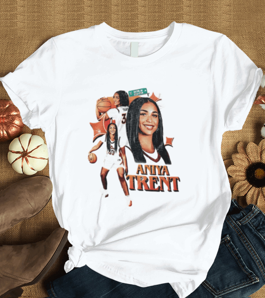 Aniya Trent Dayton Ohio Basketball Player The Burg Sign T-Shirt