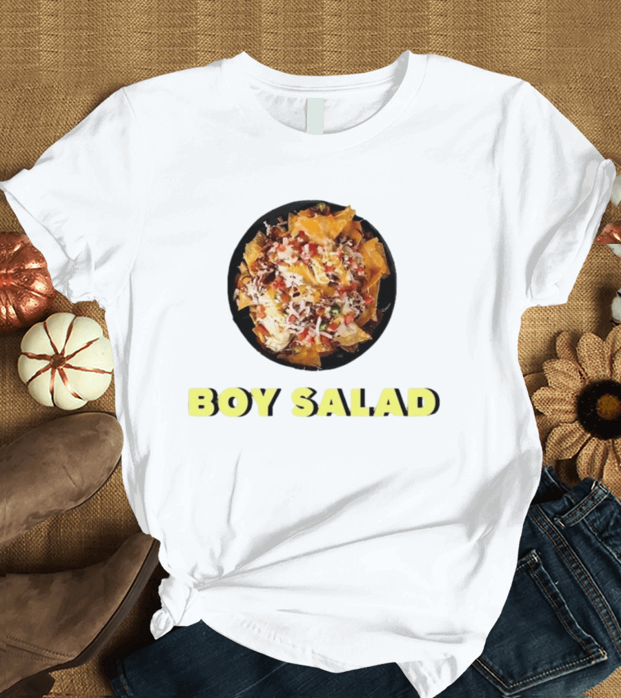 Boy Salad Nachos Snack Meme Food T-Shirt