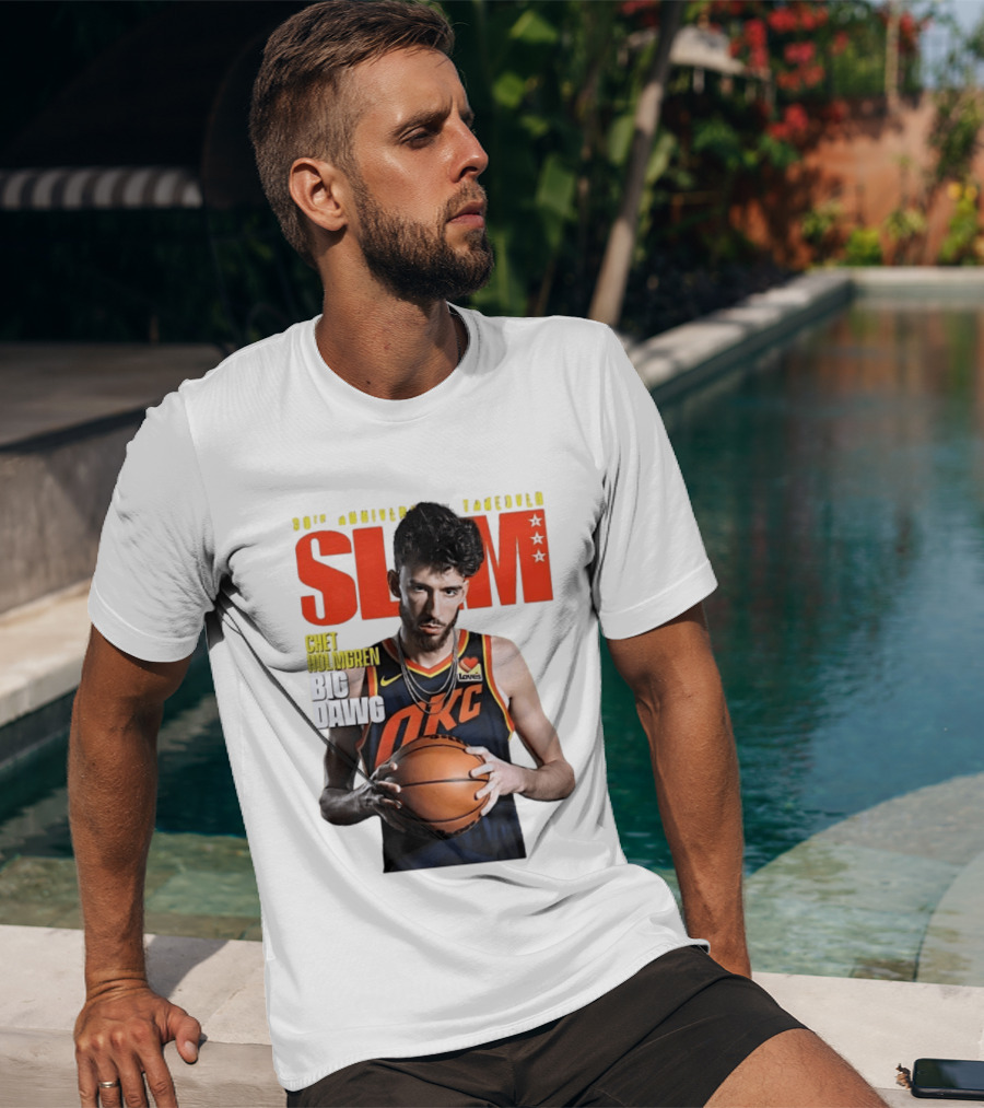 Chet Holmgren SLAM Magazine 30th Anniversary OKC Big Dawg Cover T-Shirt