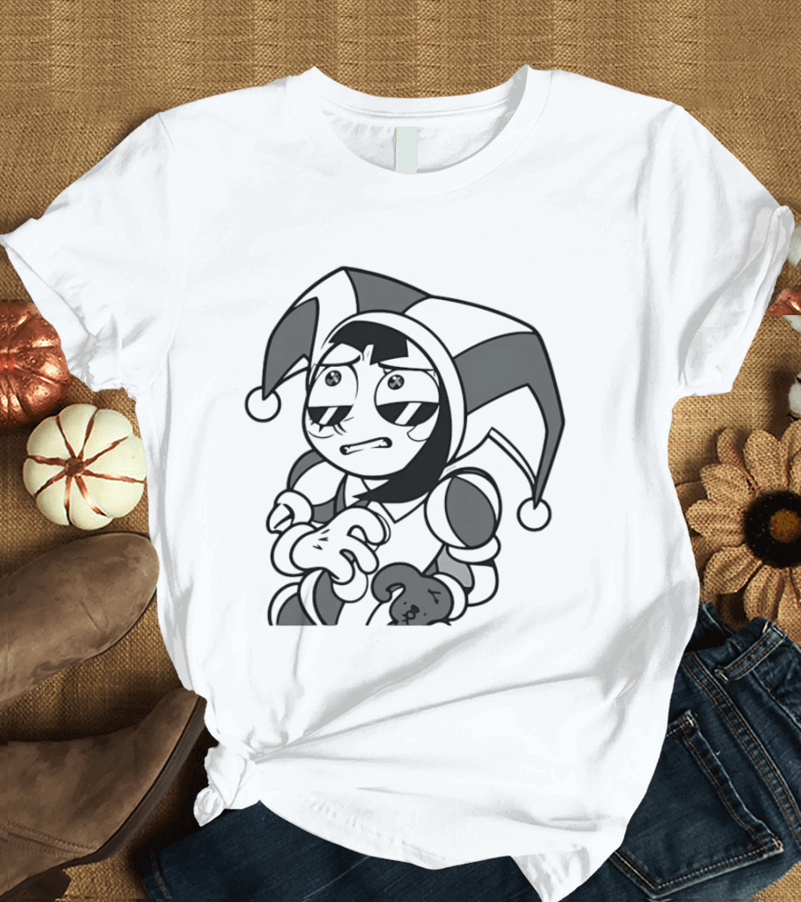 Jester Indie Animation Character Glitch Productions T-Shirt