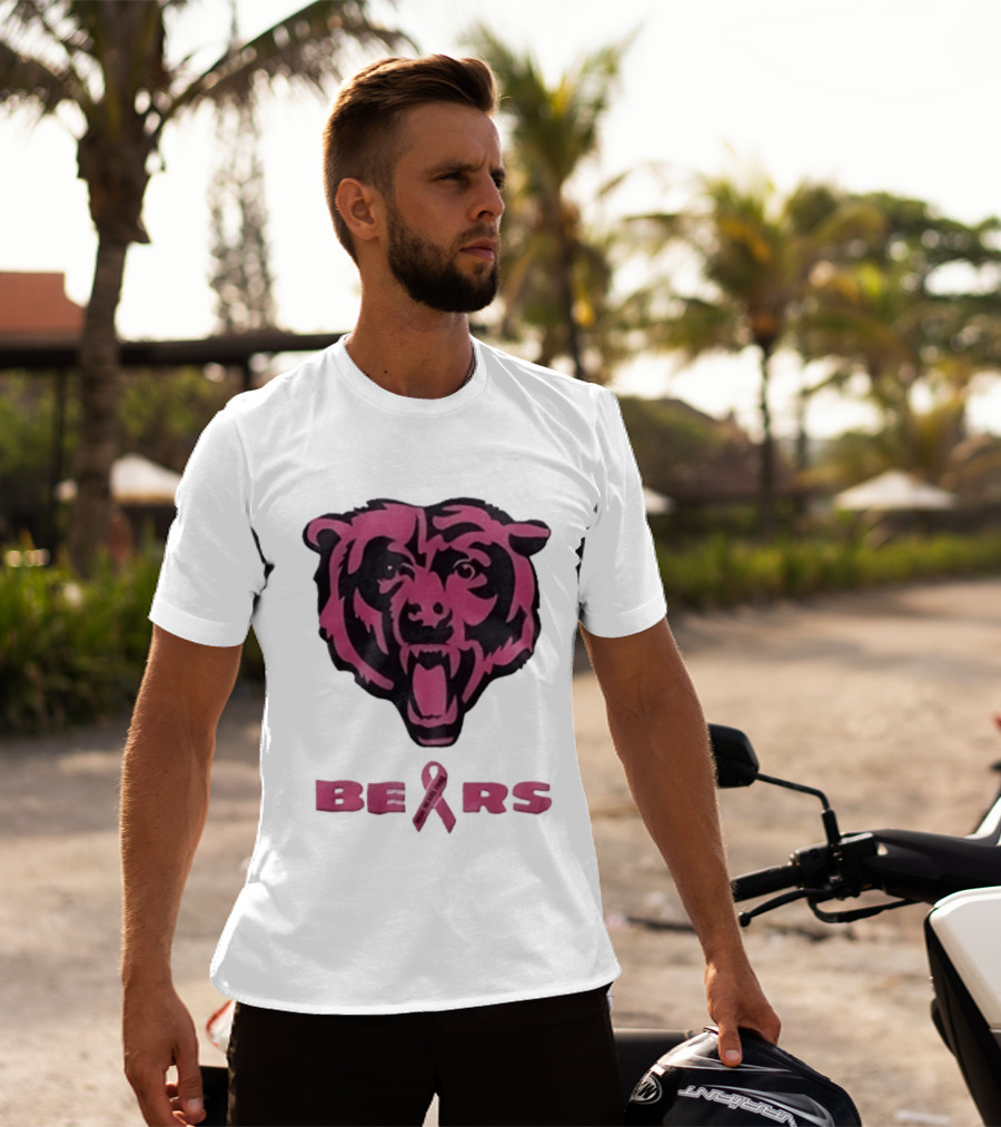 Chicago Bears Real Fans Wear Pink Breast Cancer Awareness 2026 T-Shirt