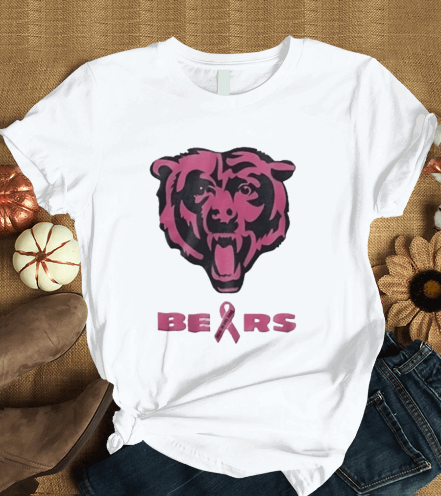 Chicago Bears Real Fans Wear Pink Breast Cancer Awareness 2026 T-Shirt