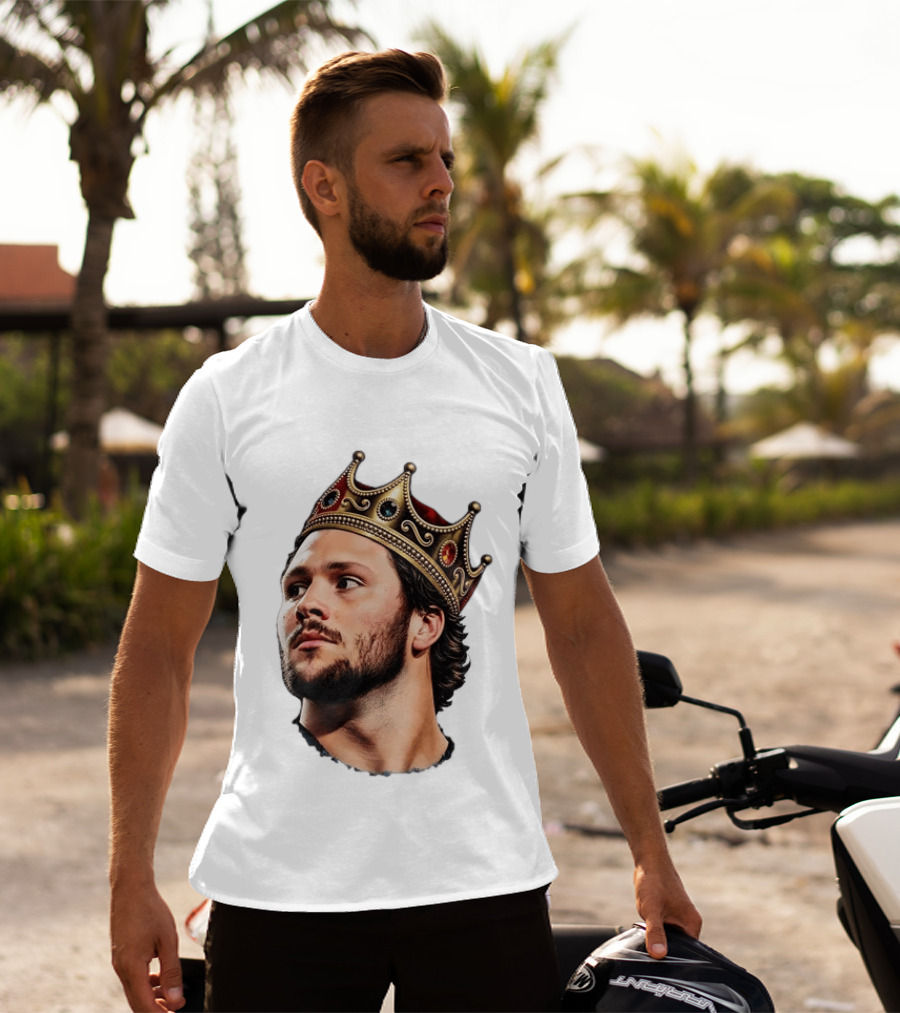 Josh Allen Buffalo Bills King Crown Football T-Shirt