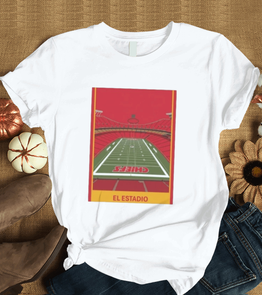 Kansas City Chiefs El Estadio Stadium Chiefs Field T-Shirt
