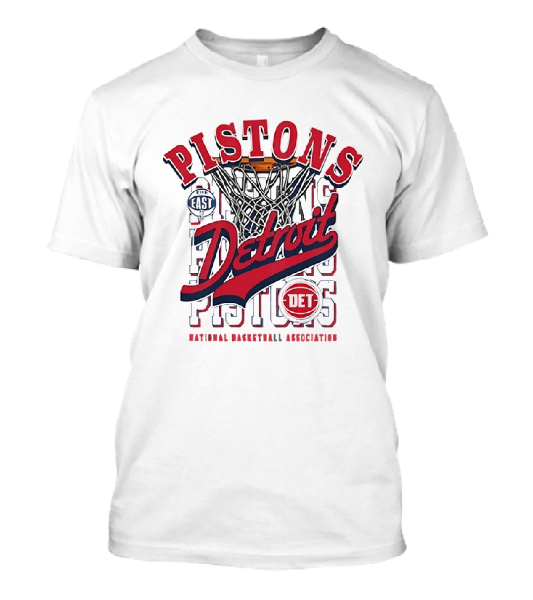 Detroit Pistons The East National Basketball Association Basketball T-Shirt