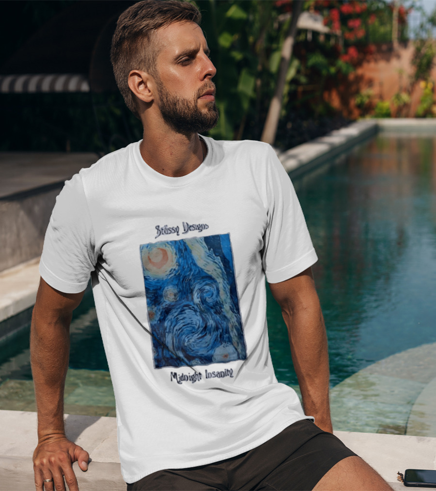 Stüssy Midnight Insanity The Starry Night T-Shirt