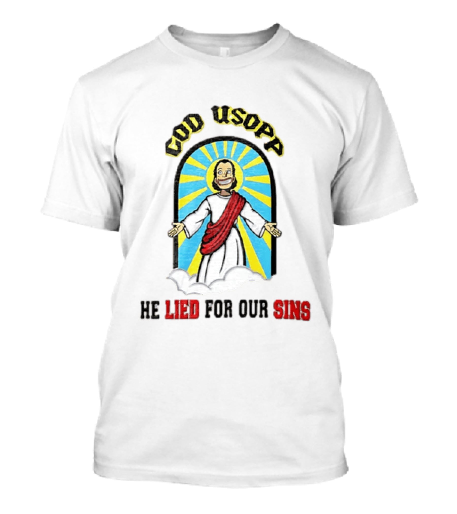 God Usopp He Lied For Our Sins One Piece Anime T-Shirt
