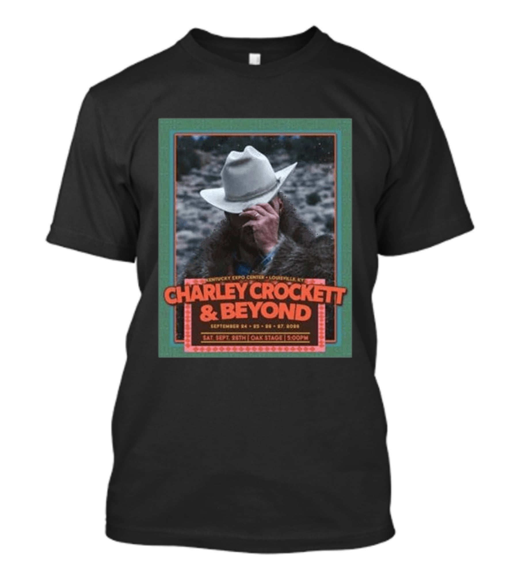 Charley Crockett & Beyond Kentucky Expo Center Louisville KY September 24 27 2026 Oak Stage Event T-Shirt