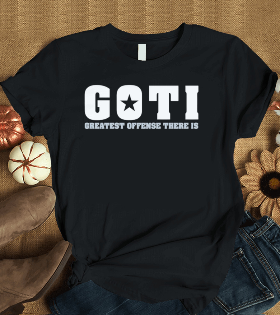 Goti Star Icon Greatest Offense There Is Football T-Shirt