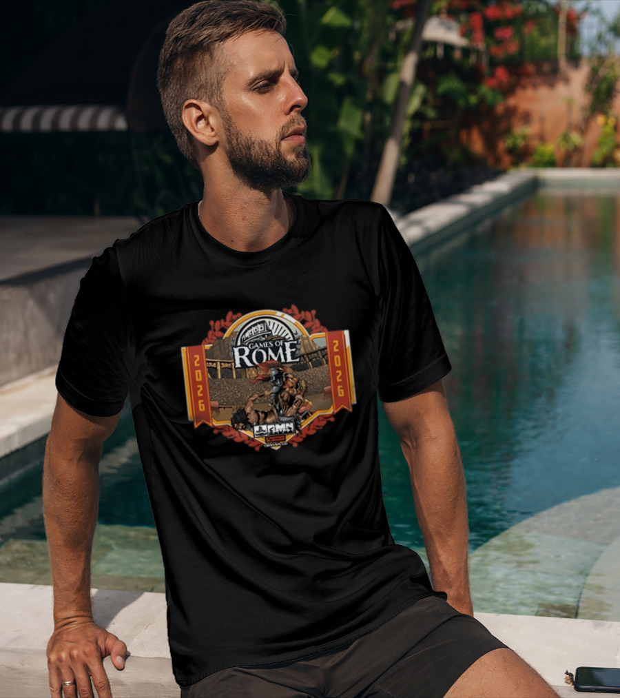 RMN Events Games Of Rome 2026 Gladiator Arena T-Shirt