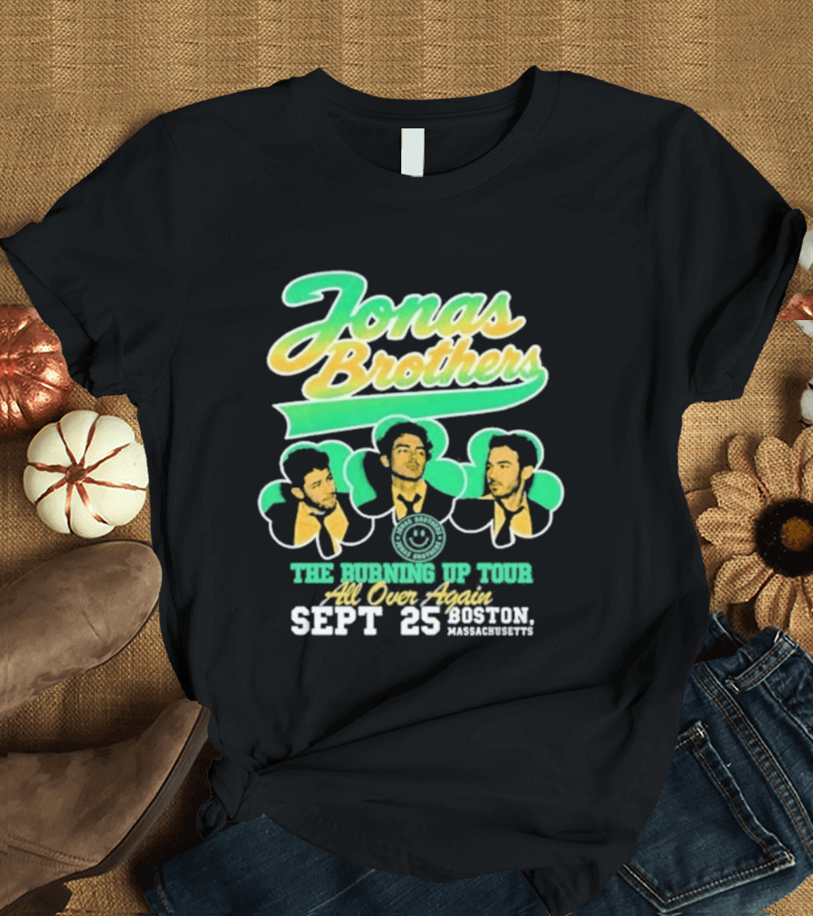 Jonas Brothers The Bringing Up Tour All Over Again Sept 25 Boston Massachusetts T-Shirt