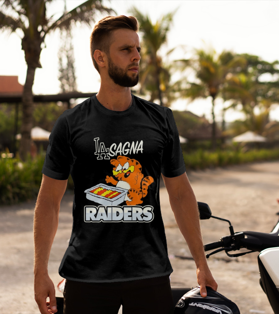 LA Lasagna Cat Raiders T-Shirt