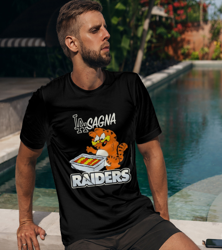 LA Lasagna Cat Raiders T-Shirt