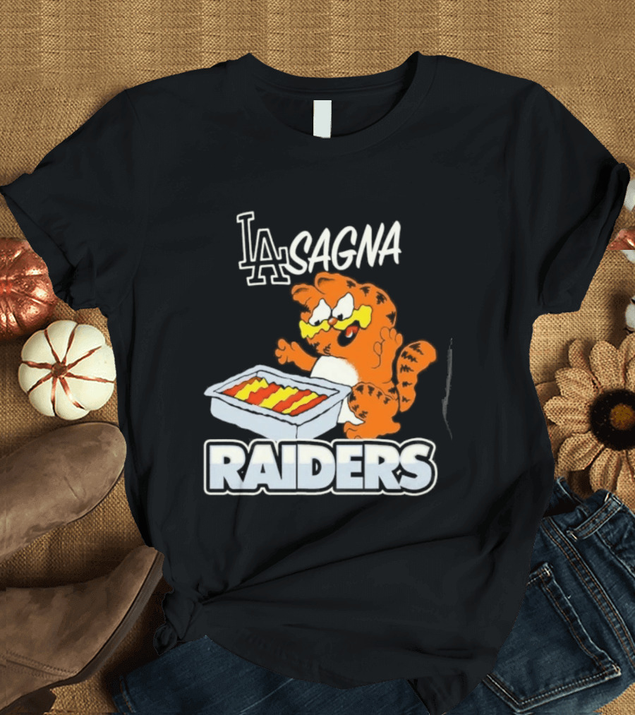 LA Lasagna Cat Raiders T-Shirt