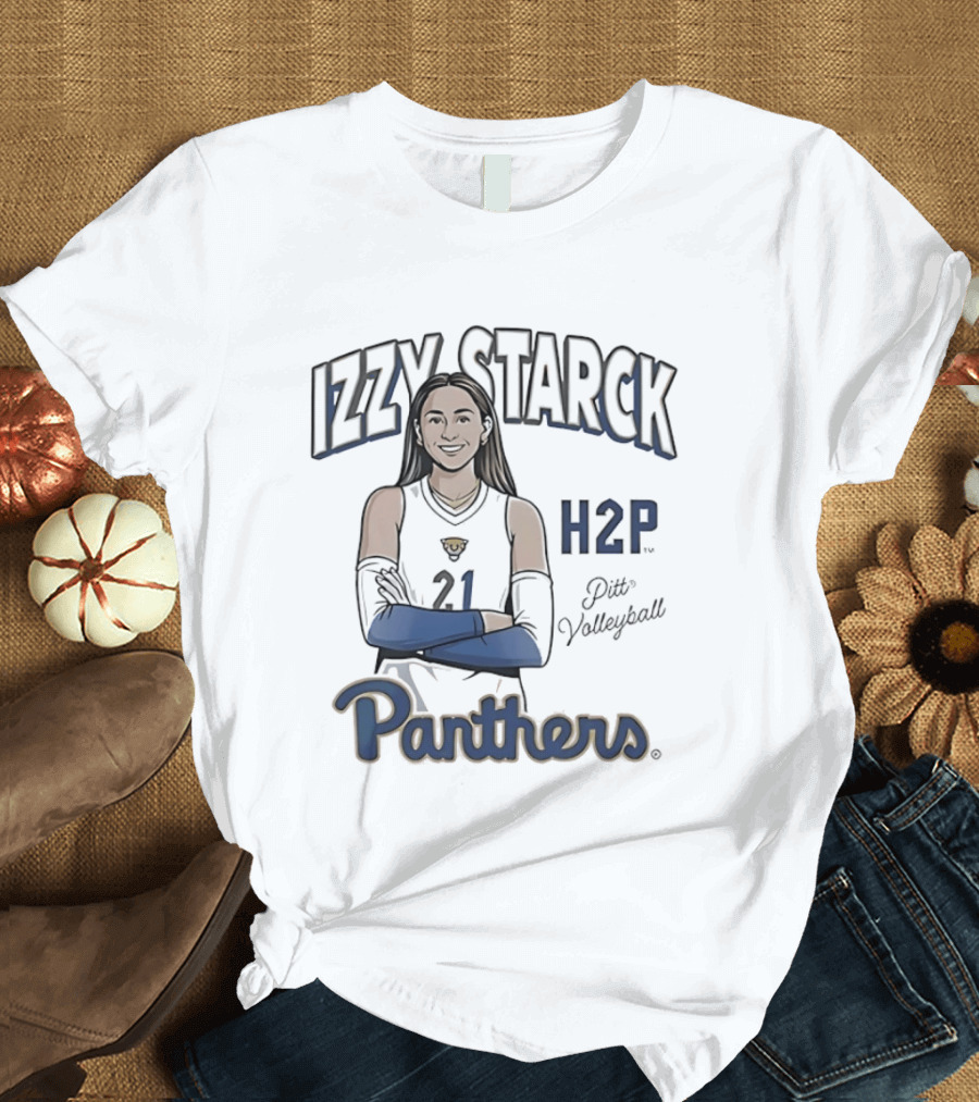 Izzy Starck Panthers 21 Pitt Volleyball H2P T-Shirt
