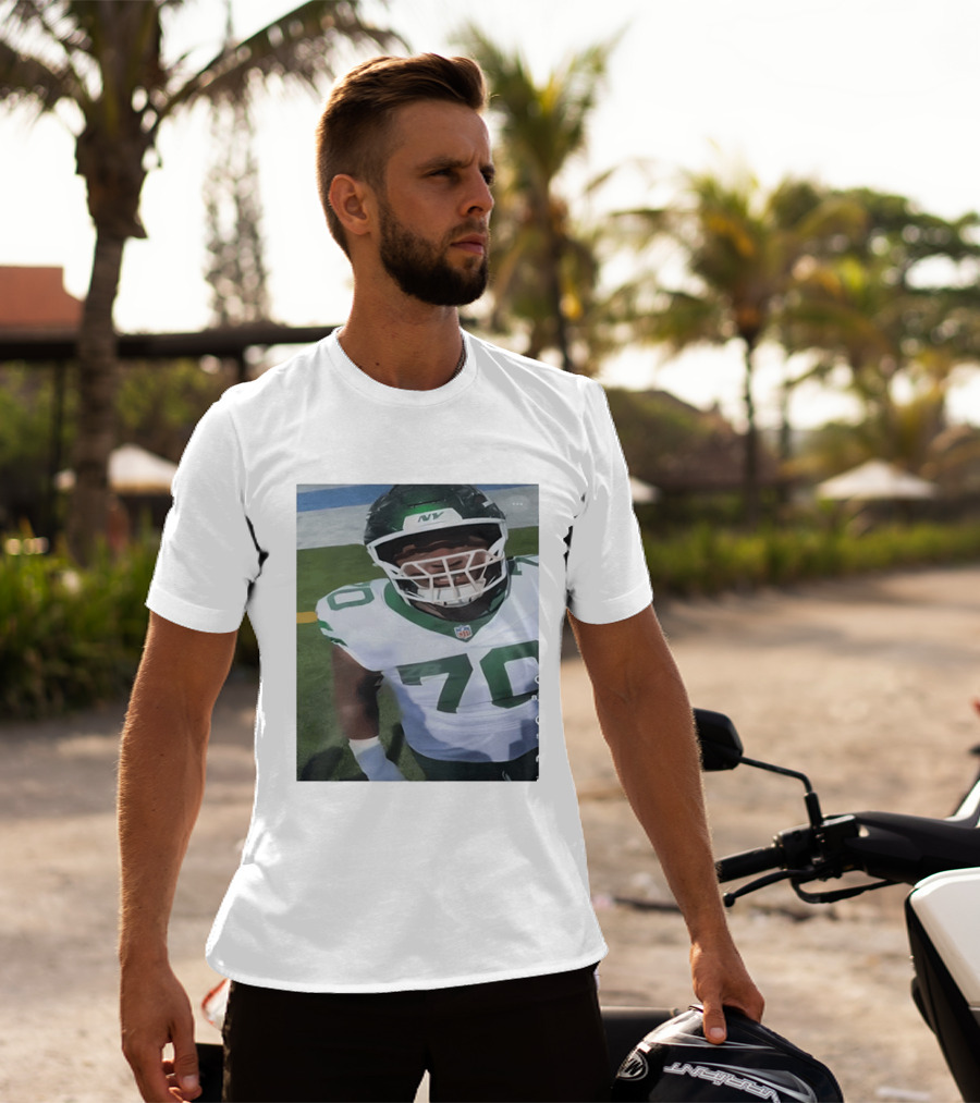 New York Jets Number 70 Football Player NFL Jersey T-Shirt