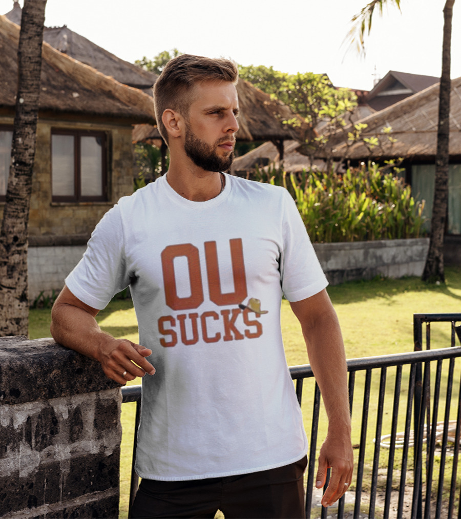 OU Sucks Texas Longhorn Rivalry T-Shirt