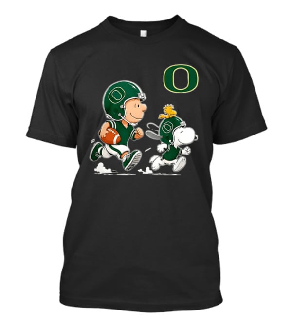 Charlie Brown Woodstock Snoopy Oregon Ducks Football 2026 T-Shirt