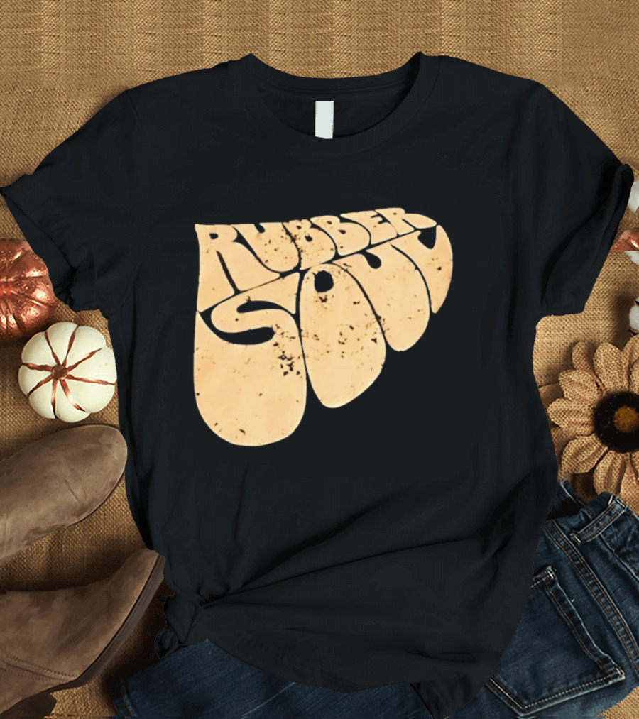 Distressed Rubber Soul Vintage Classic Rock T-Shirt