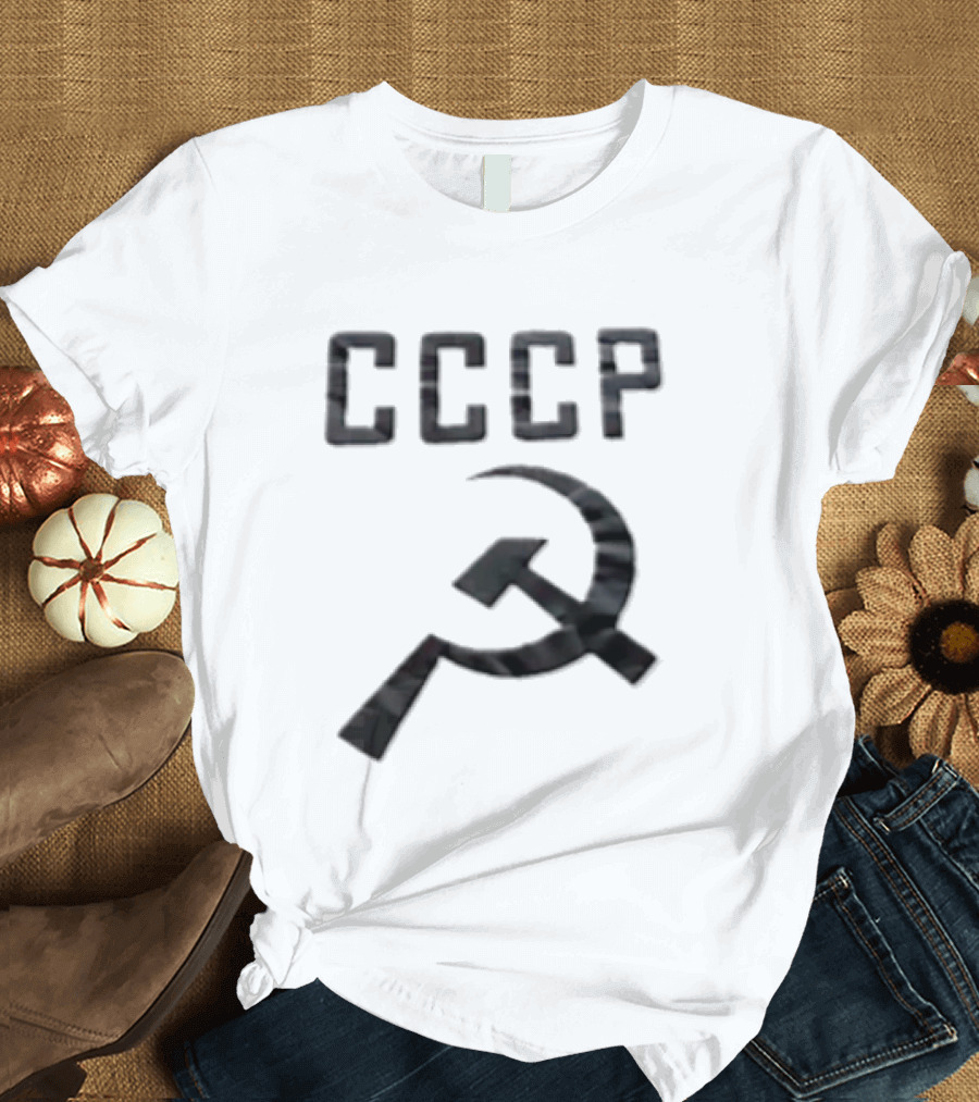 CCCP Black Hammer And Sickle T-Shirt