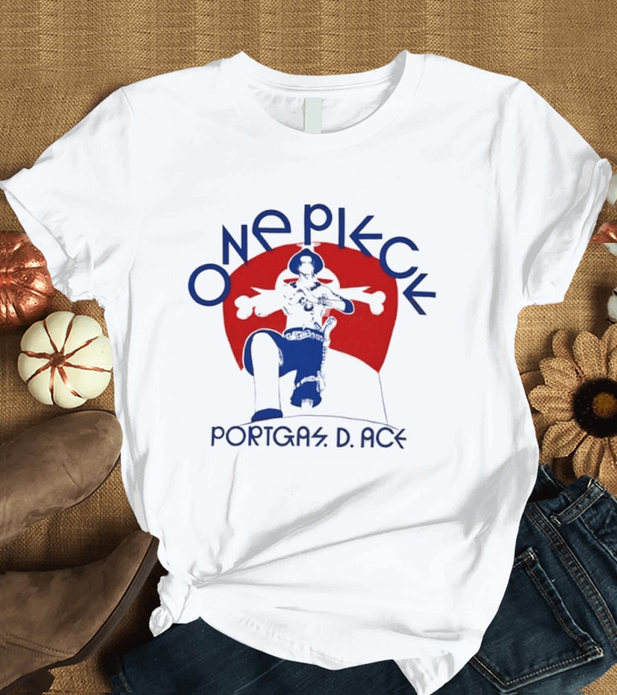 One Piece Portgas D Ace Manga Anime T-Shirt