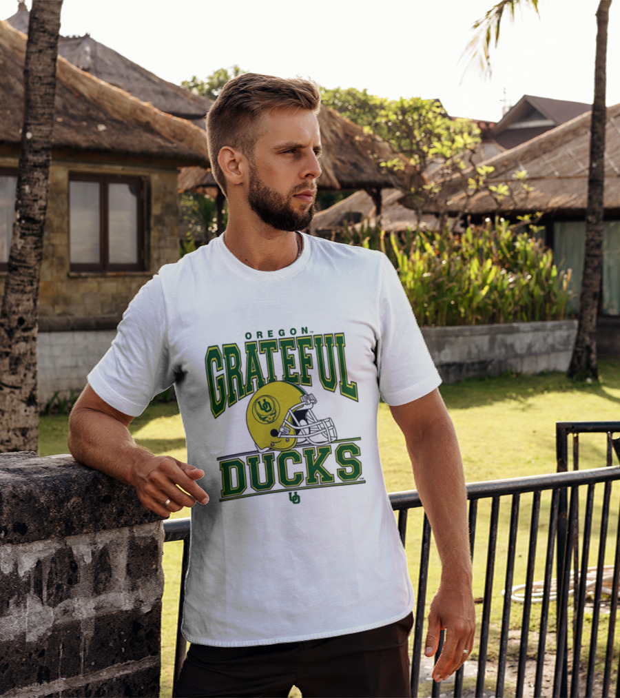 Oregon Grateful Ducks Helmet T-Shirt