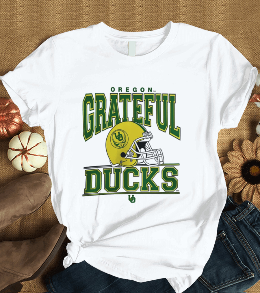 Oregon Grateful Ducks Helmet T-Shirt