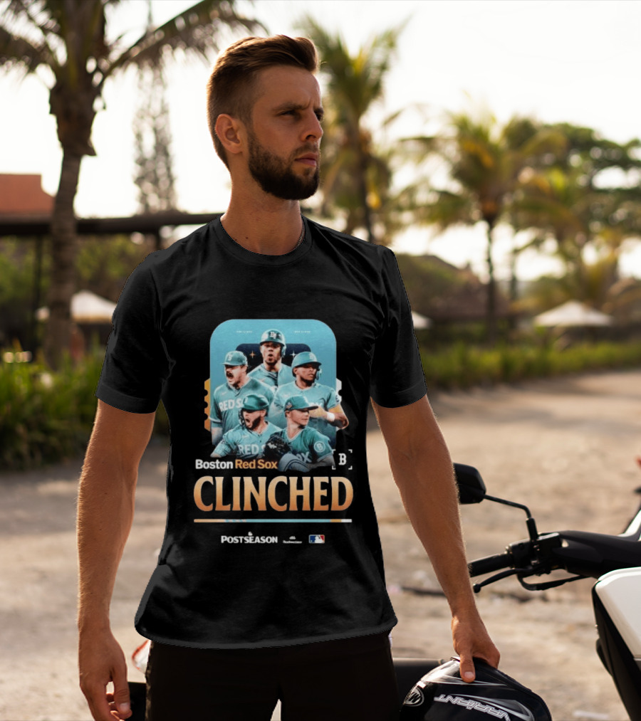 Boston Red Sox Clinched Postseason 2026 MLB T-Shirt