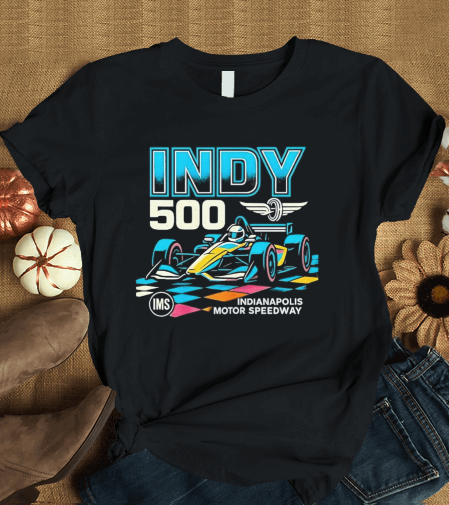 Indy 500 Indianapolis Motor Speedway Race Car IMS T-Shirt