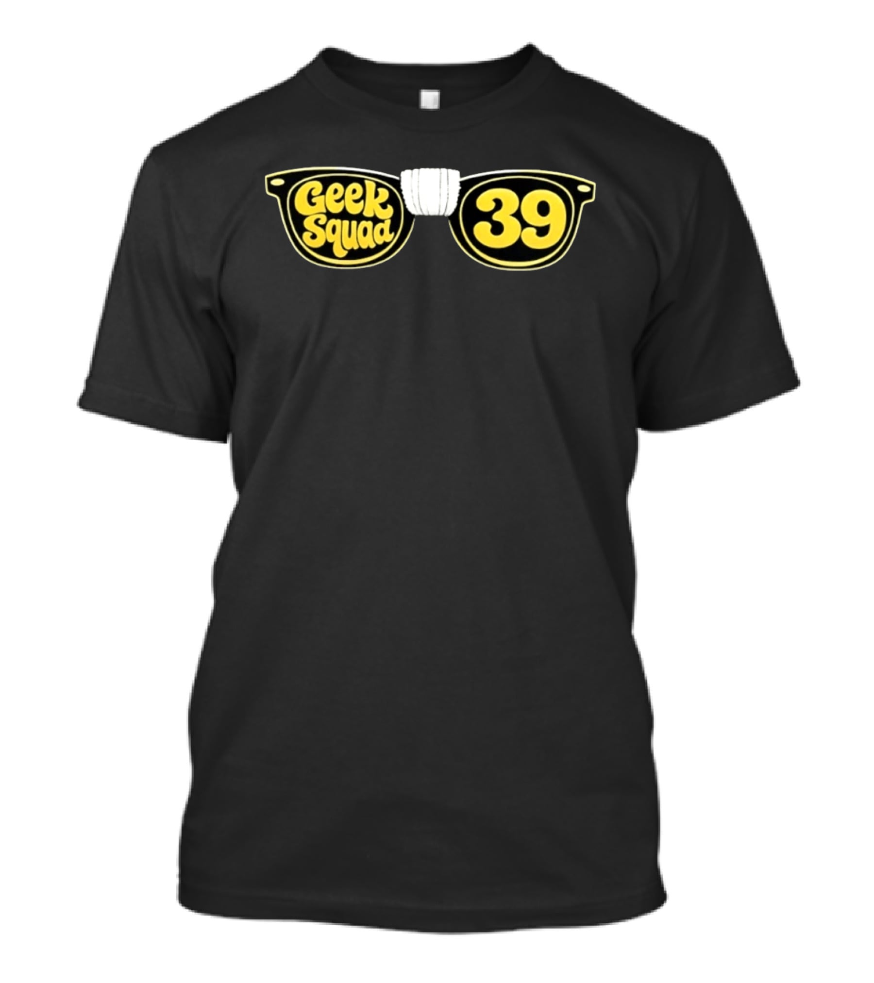 Geek Squad 39 Glasses Retro Tech Support T-Shirt