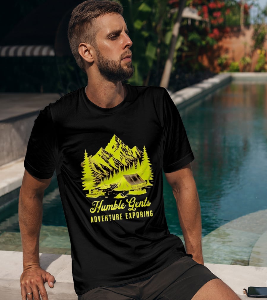 Humble Gents Adventure Exploring Mountain Camping T-Shirt