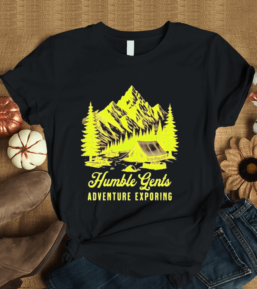 Humble Gents Adventure Exploring Mountain Camping T-Shirt