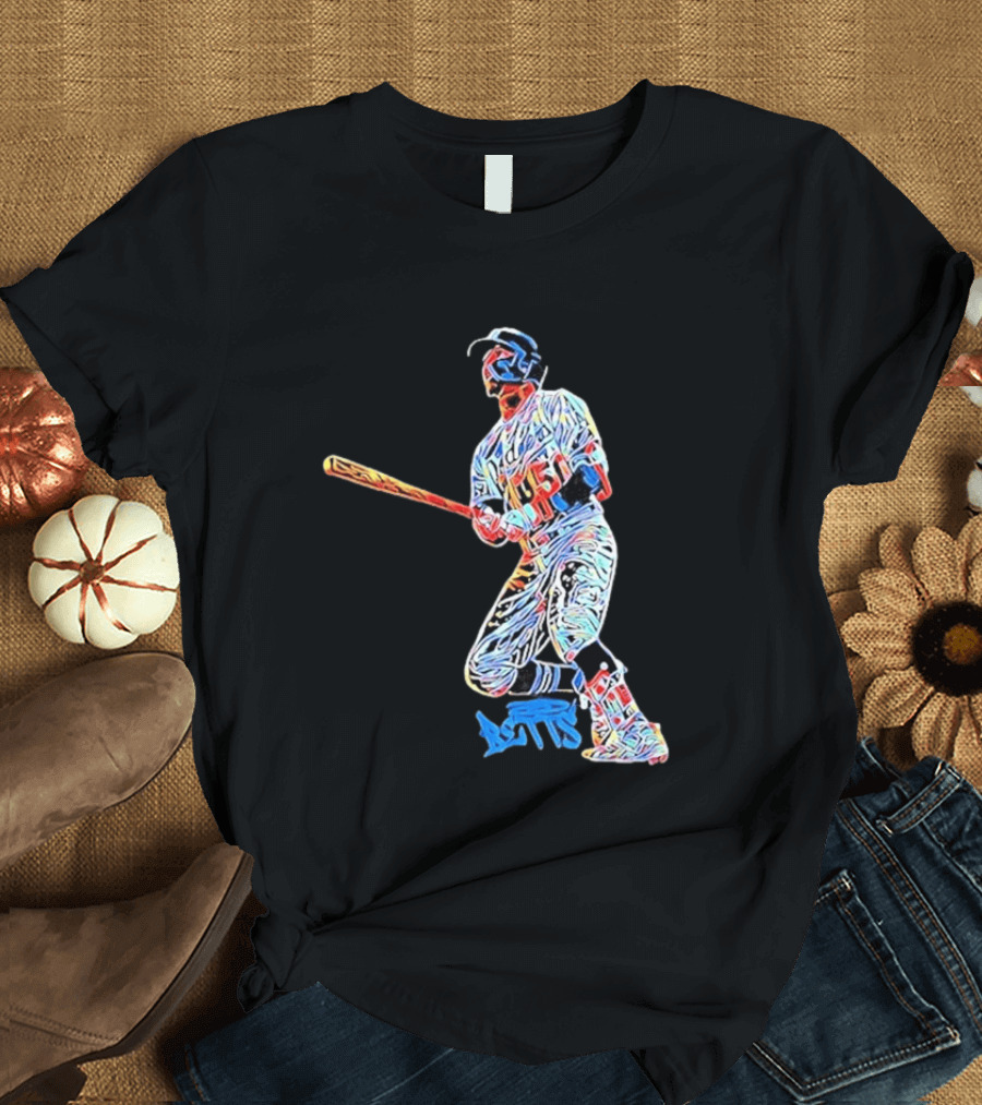 Mookie Betts Los Angeles Dodgers MLB Baseball Artful T-Shirt