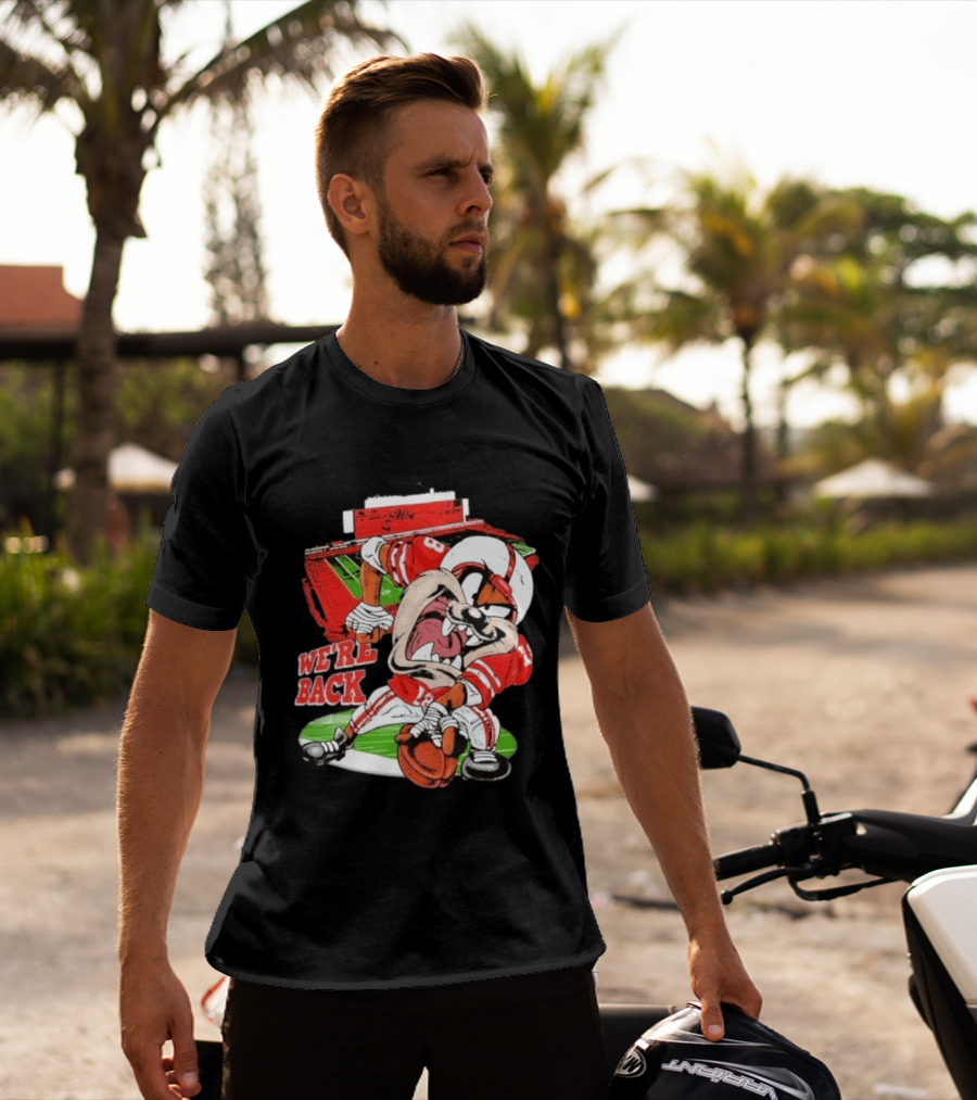 Taz Nebraska Cornhuskers We're Back Memorial Stadium Football T-Shirt
