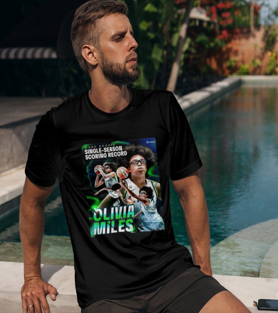WNBA Rookie Single Season Scoring Record Olivia Miles T-Shirt