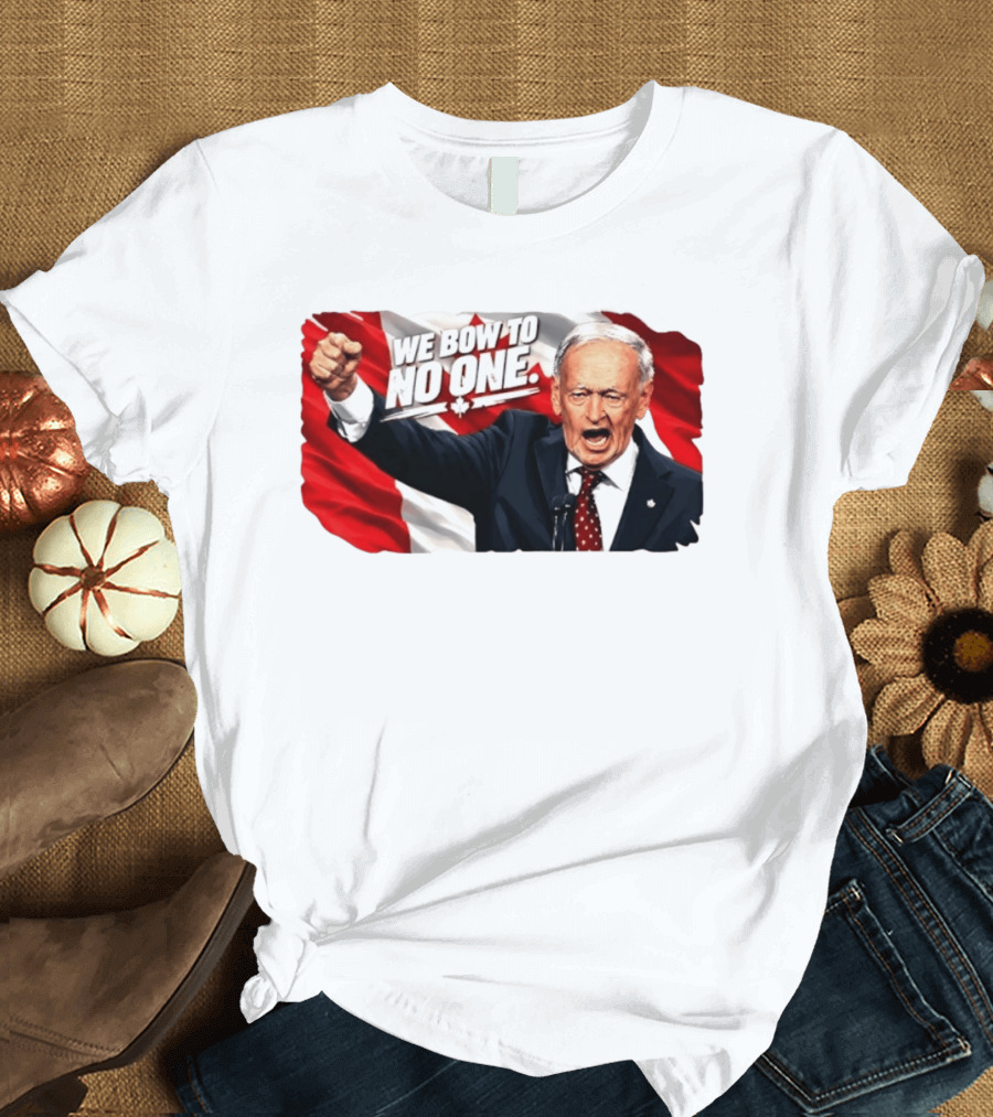 We Bow To No One Jean Chrétien Canada Essential T-Shirt