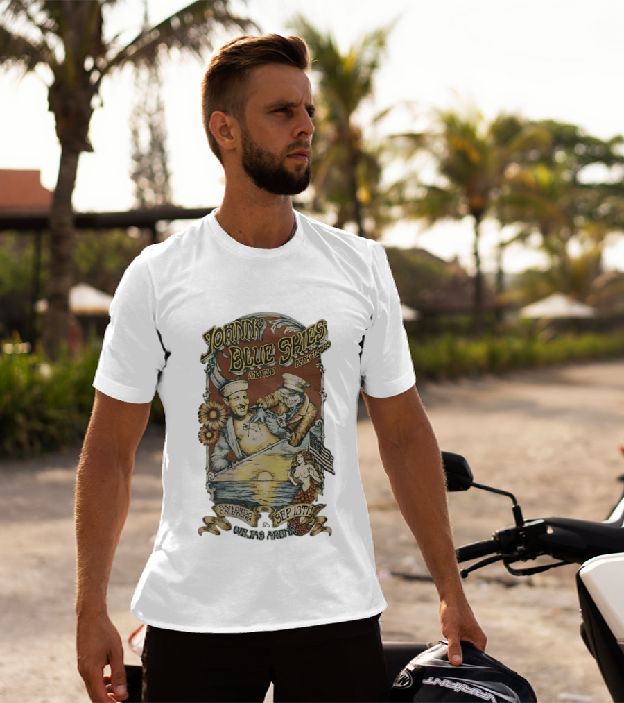 Johnny Blue Skies And The Dark Clouds Live San Diego California Sep 13th Viejas Arena T-Shirt