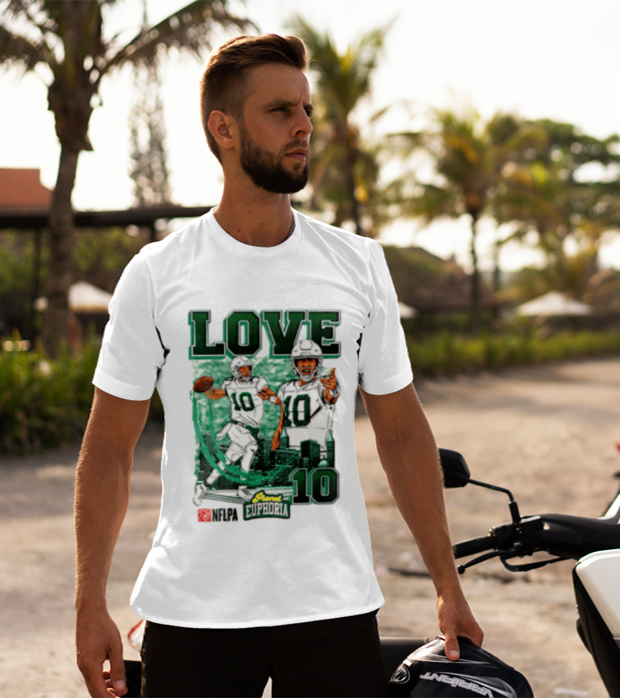 Jordan Love 10 NFLPA Euphoria Player Edition T-Shirt