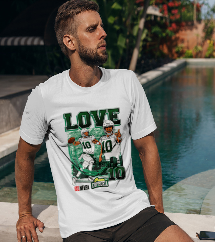 Jordan Love 10 NFLPA Euphoria Player Edition T-Shirt