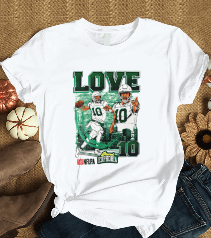 Jordan Love 10 NFLPA Euphoria Player Edition T-Shirt