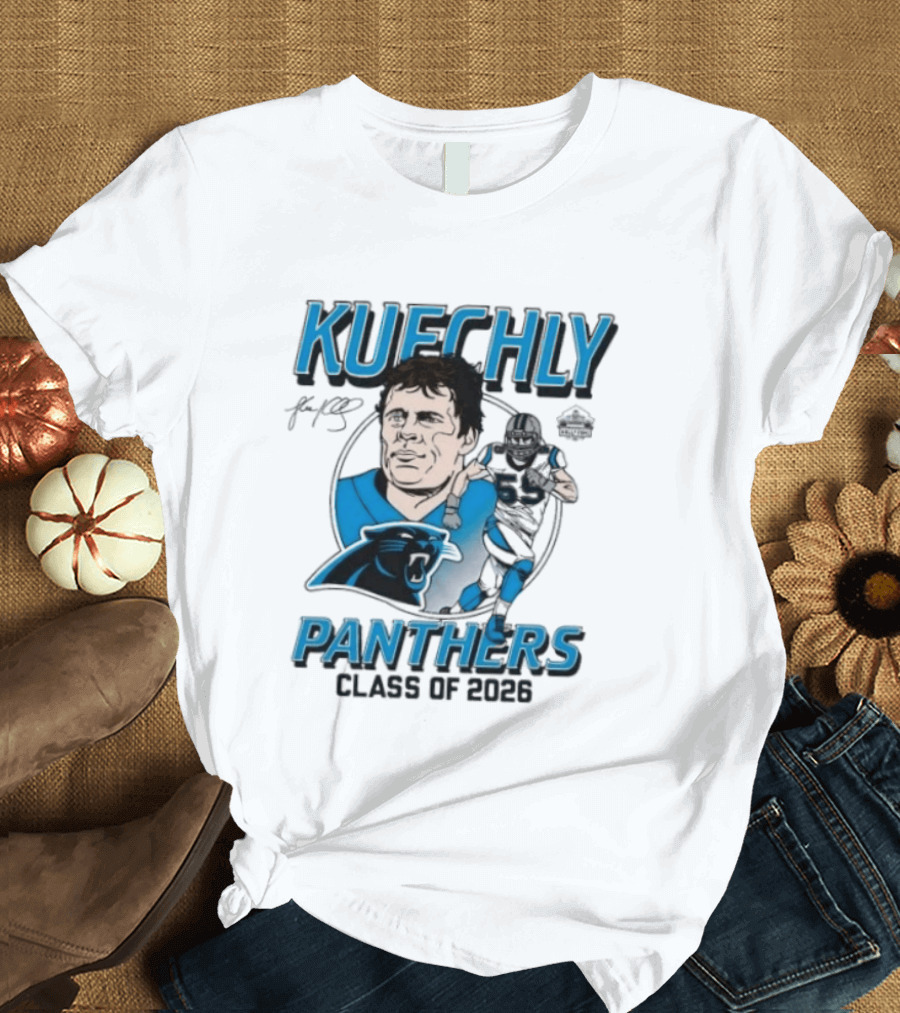 Kuechly Panthers Class Of 2026 Hall Of Fame T-Shirt